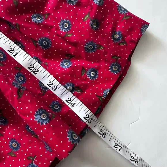 Vintage Young Hearts Red Christmas Dress - Size 6X - Picture 6 of 7